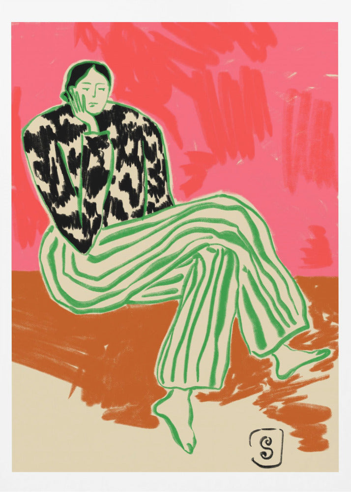 Ruhiges Frauenporträt | Poster