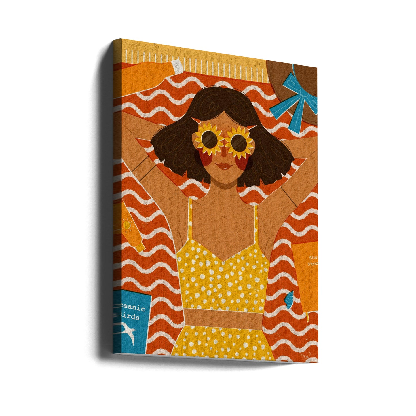 Girl at the Beach | Canvas