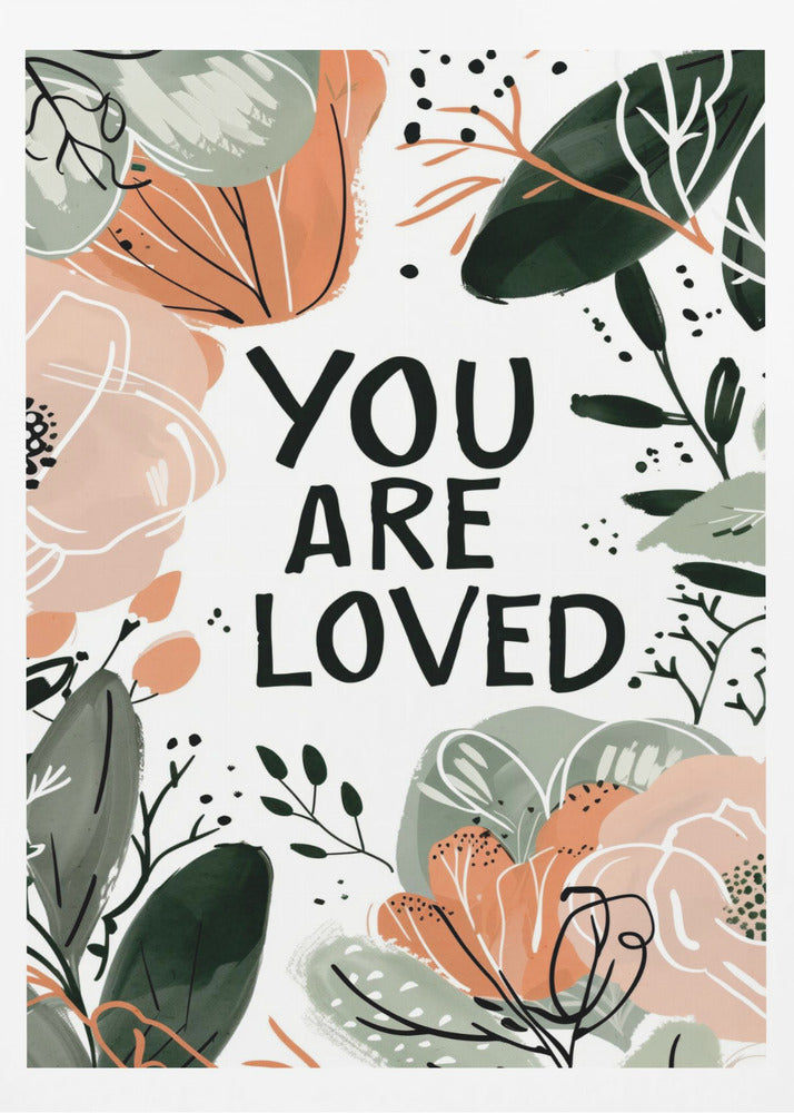 Olet rakastettu nro 02 | Julisteet - Taidevedokset
