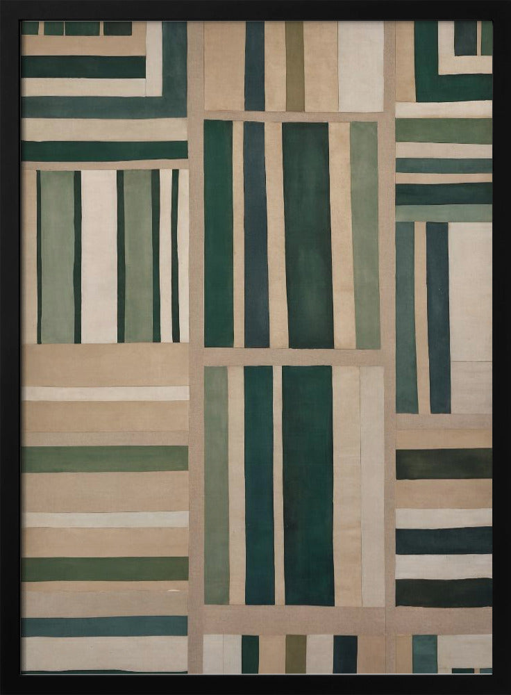 Geometrischer Wandteppich | Poster