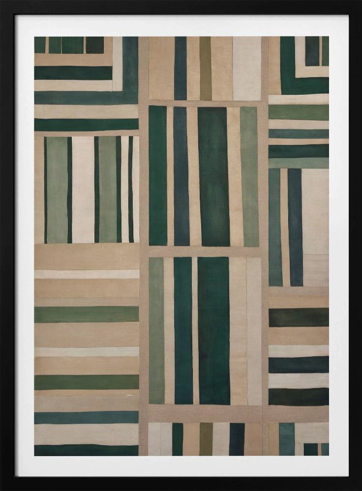 Geometrischer Wandteppich | Poster