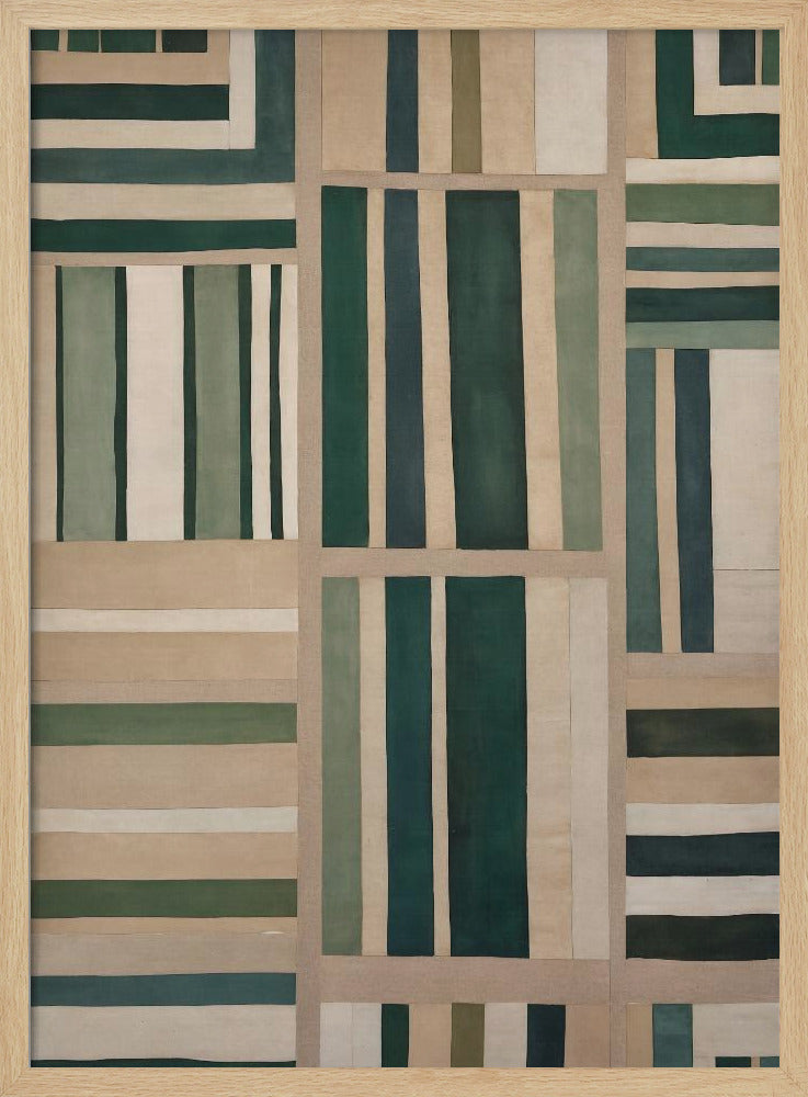 Geometrischer Wandteppich | Poster