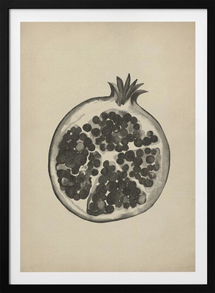Vintage Granatapfel | Poster