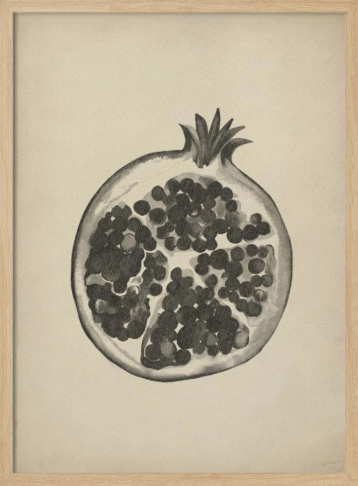 Vintage Granatapfel | Poster