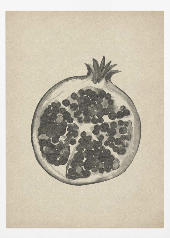Vintage Granatapfel | Poster