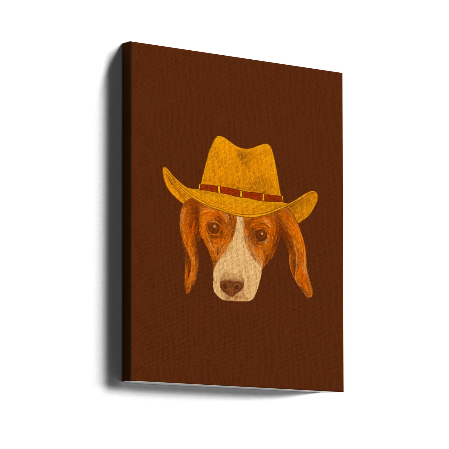 Nala The Cutest Cowgirl Pup | Canvas