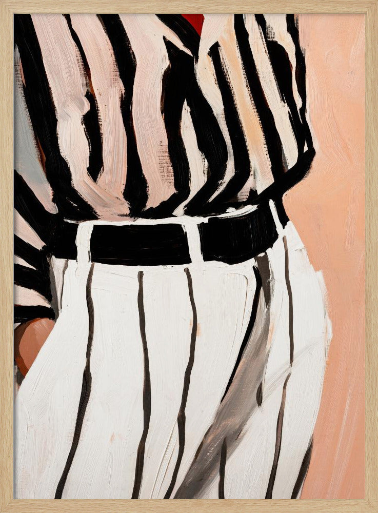 Streifeneleganz | Poster