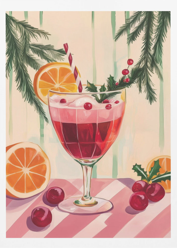 Christmas Red Cocktail | Poster