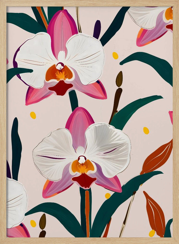 Pink Orchids | Poster