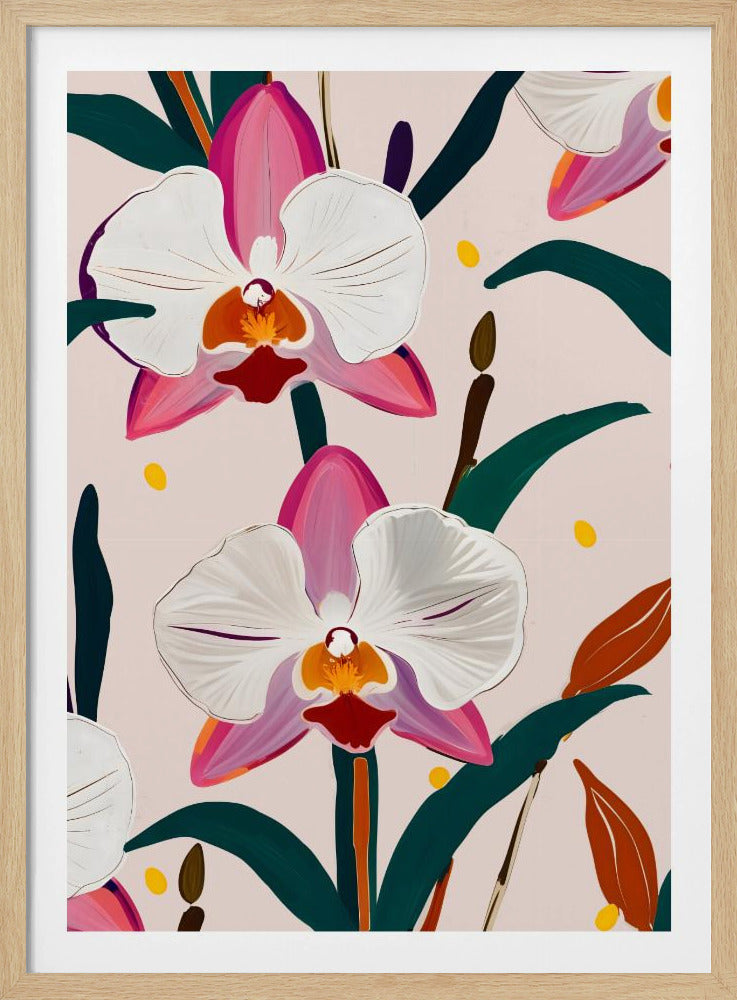 Pink Orchids | Poster