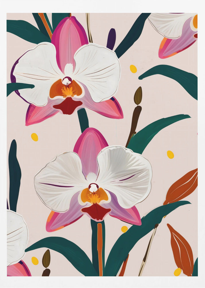 Pink Orchids | Poster