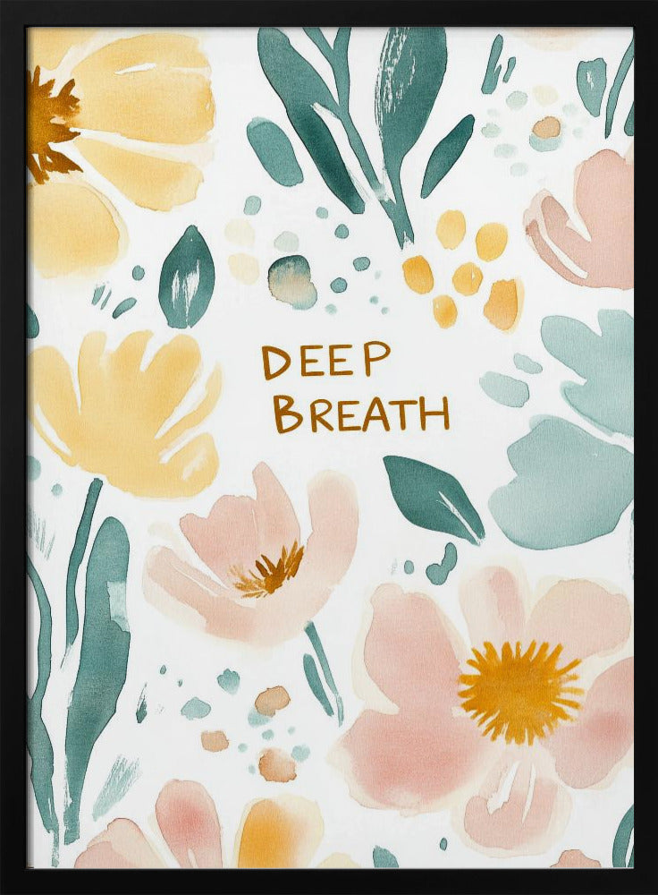 Syvä hengitys nro 02 | Julisteet - Taidevedokset