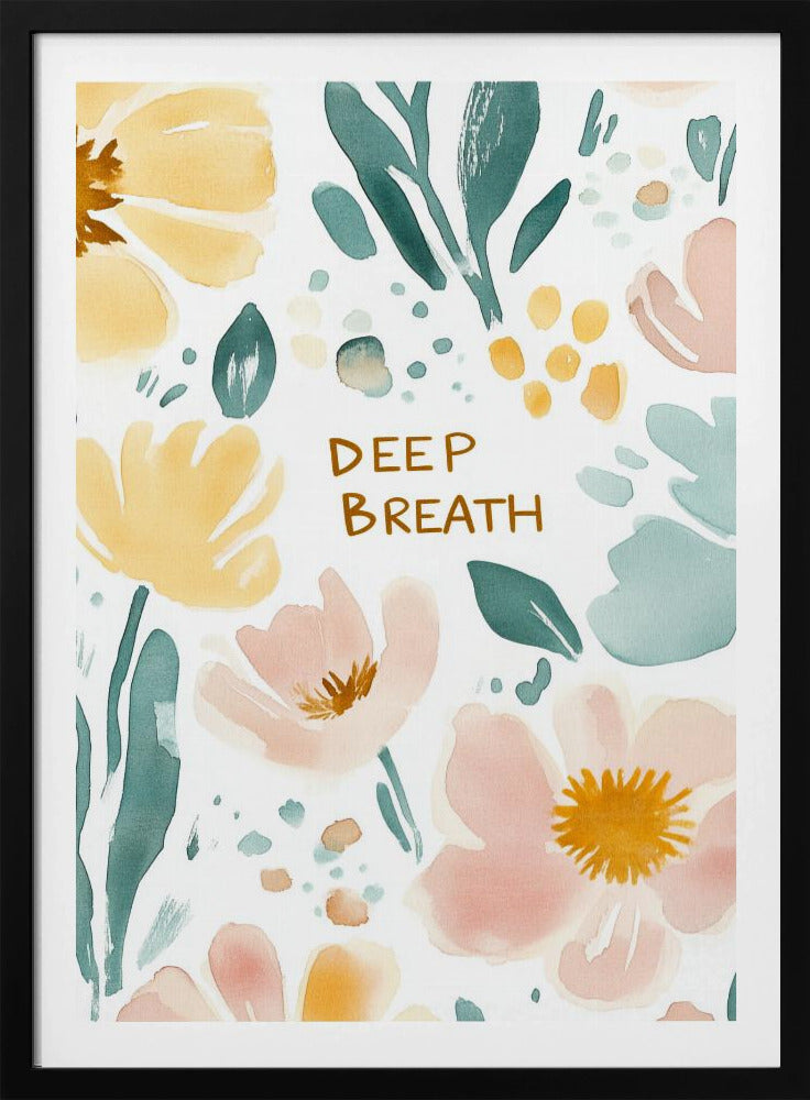 Syvä hengitys nro 02 | Julisteet - Taidevedokset