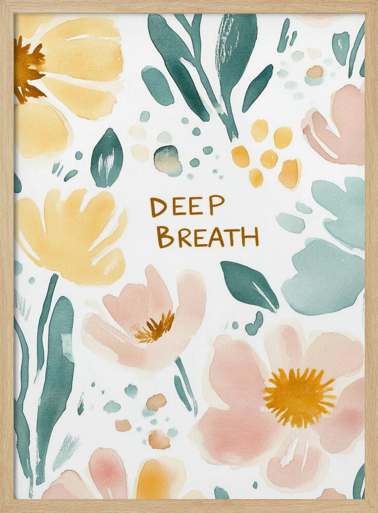 Syvä hengitys nro 02 | Julisteet - Taidevedokset
