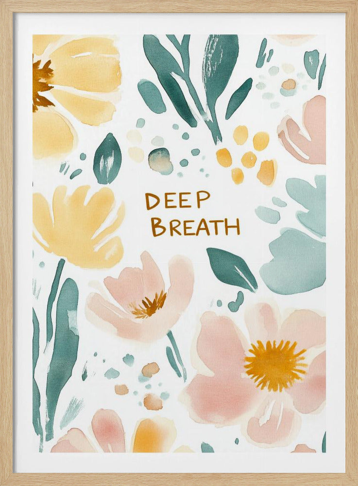 Syvä hengitys nro 02 | Julisteet - Taidevedokset