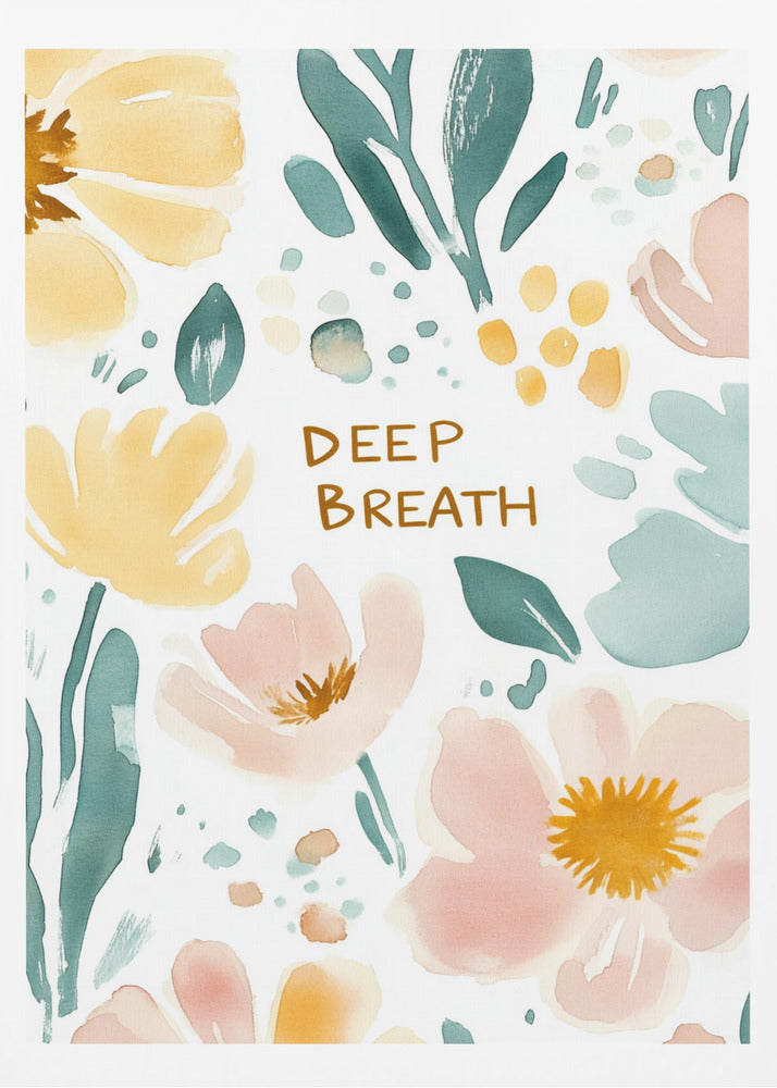 Syvä hengitys nro 02 | Julisteet - Taidevedokset