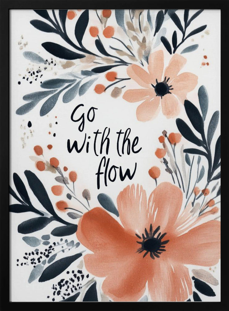 Go with the flow Nr. 02 | Poster