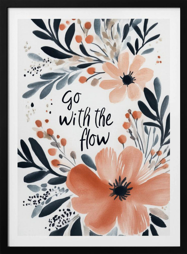 Go with the flow Nr. 02 | Poster