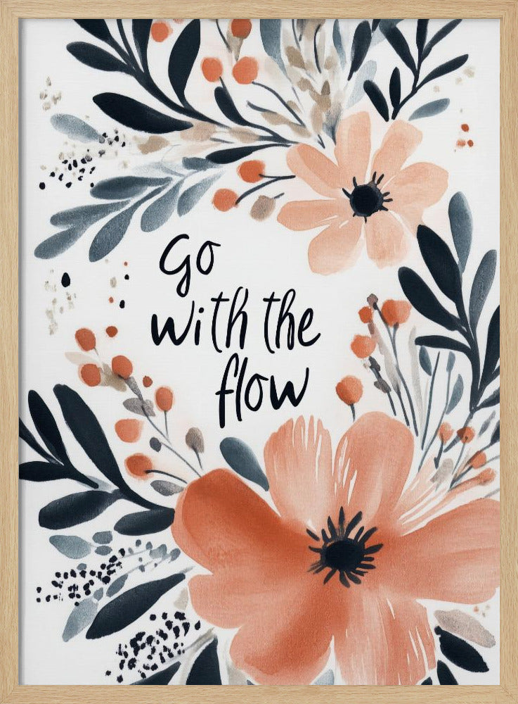 Go with the flow Nr. 02 | Poster