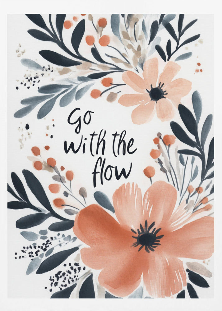 Go with the flow Nr. 02 | Poster