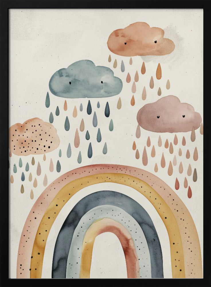 Verspielte Regenbögen | Poster