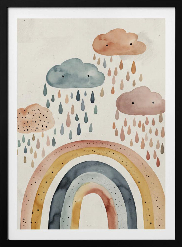 Verspielte Regenbögen | Poster