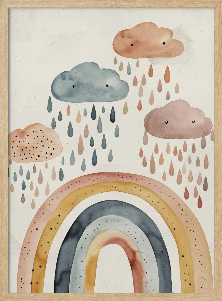 Verspielte Regenbögen | Poster