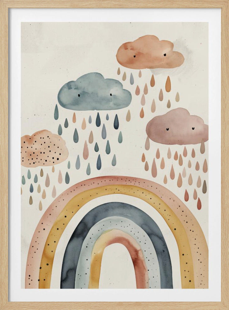 Verspielte Regenbögen | Poster