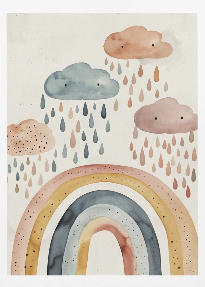 Verspielte Regenbögen | Poster