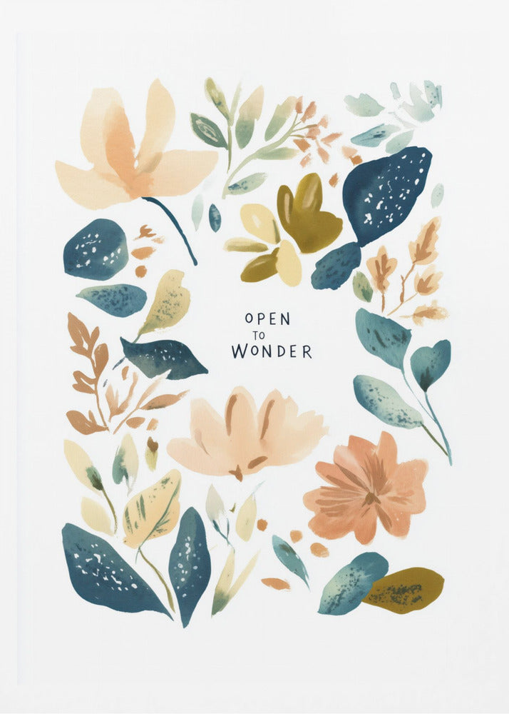 Florale, skurrile Blüte | Poster