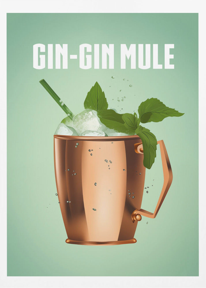 Gin Gin Mule Copper | Poster