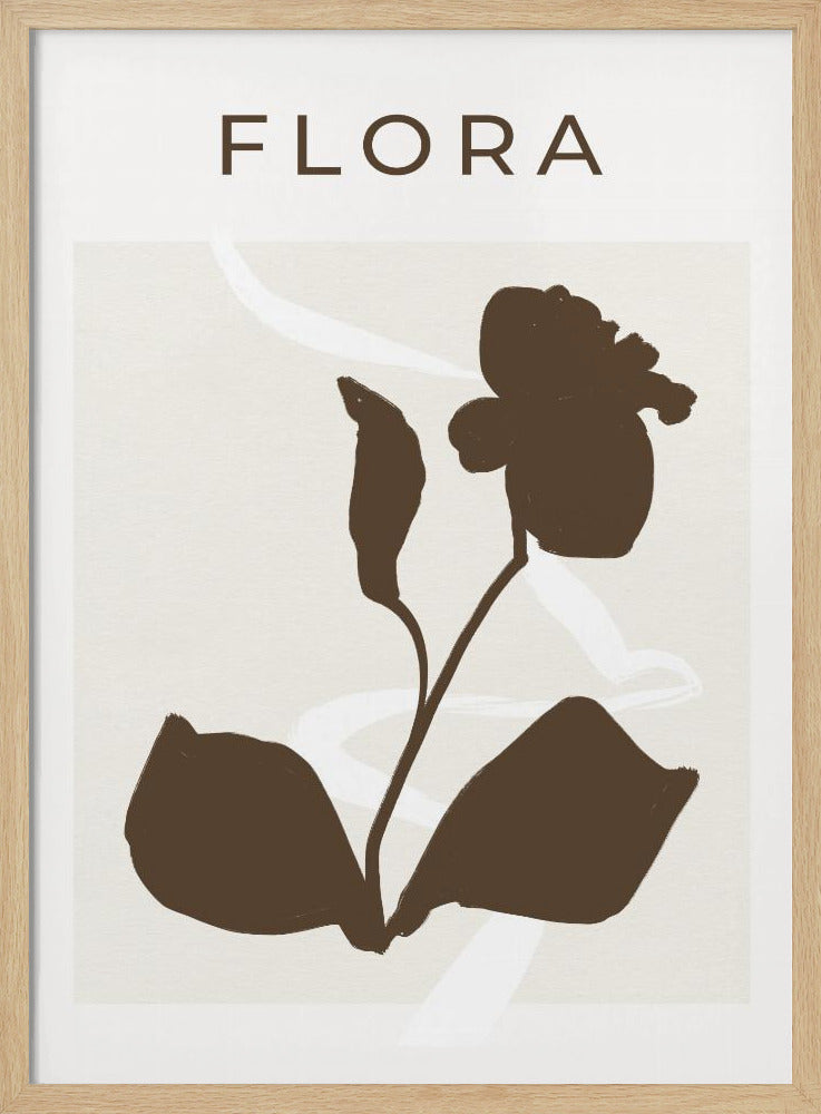 Minimale Blüte | Poster