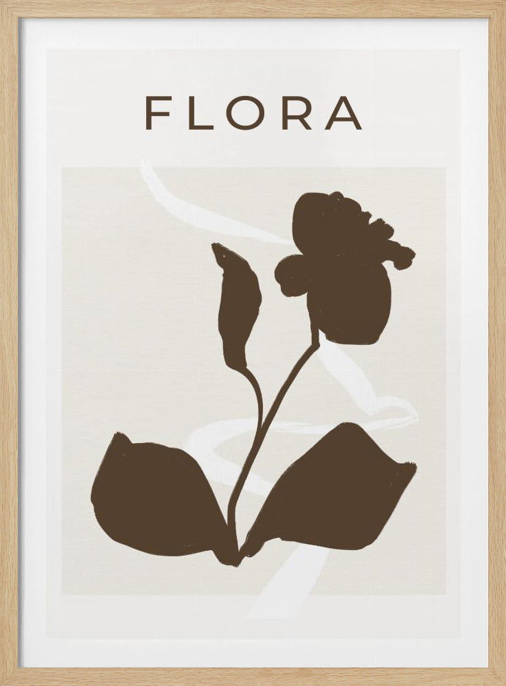 Minimale Blüte | Poster