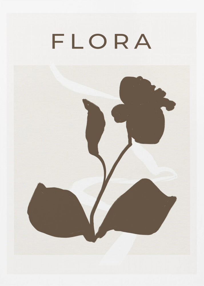 Minimale Blüte | Poster