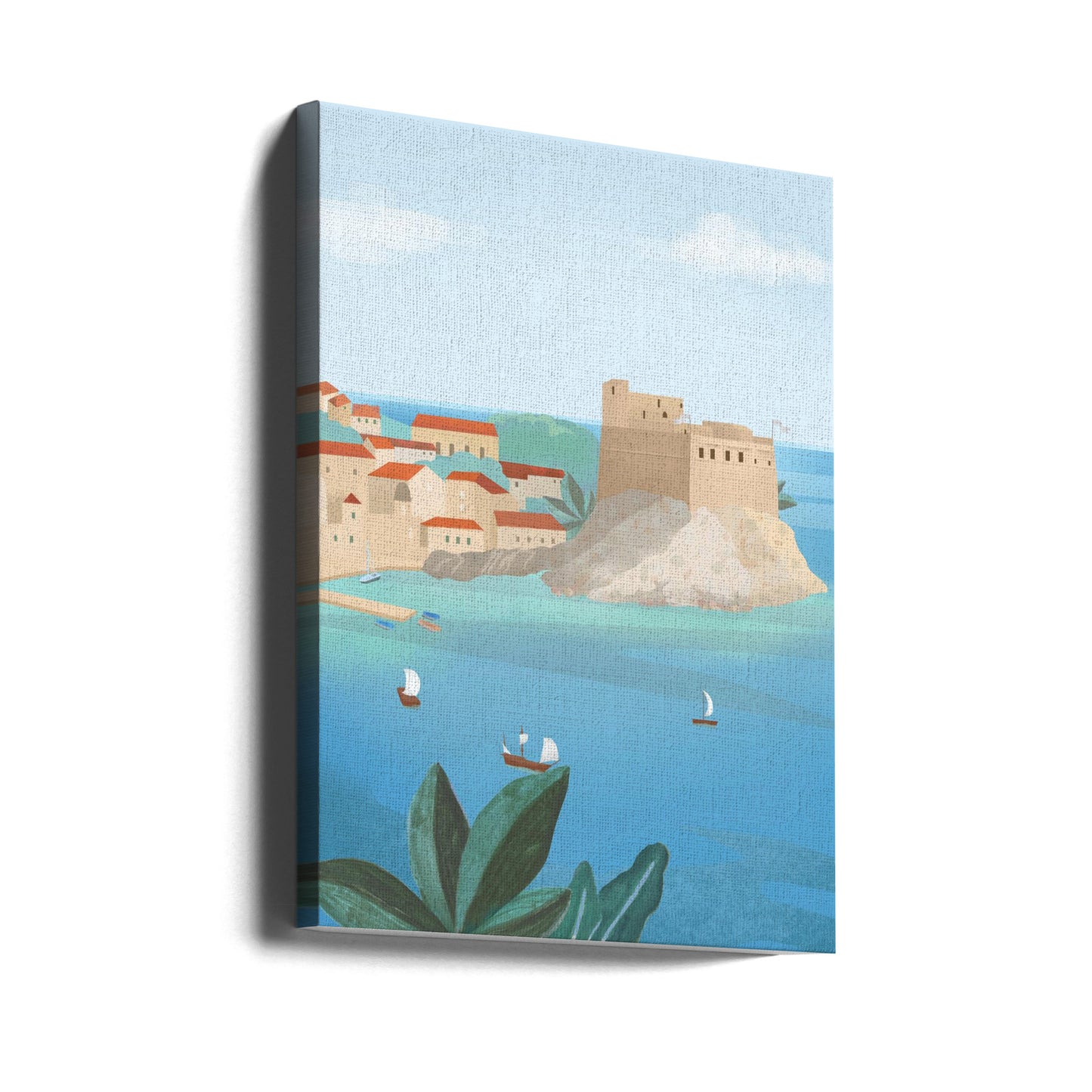Festung von Dubrovnik | Leinwand-Bilder