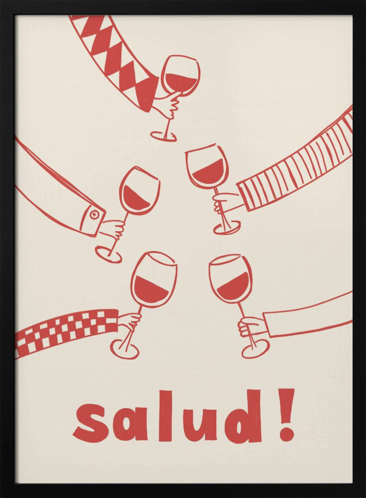 Salud! Wine Party with Friends | Poster