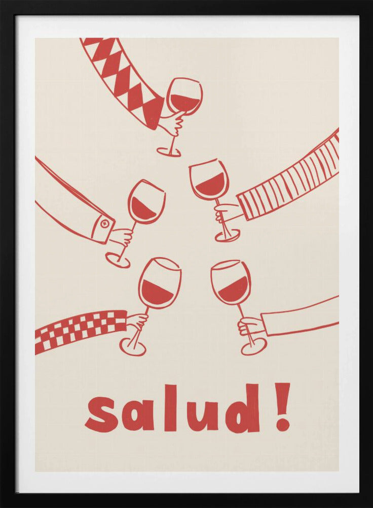 Salud! Wine Party with Friends | Poster