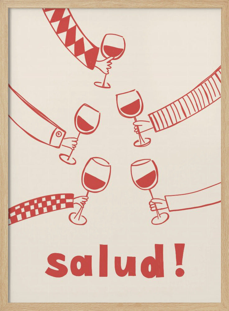 Salud! Wine Party with Friends | Poster