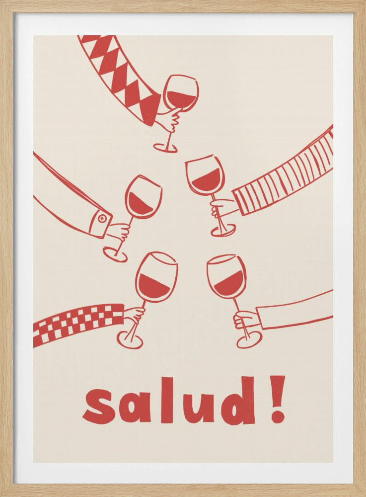 Salud! Wine Party with Friends | Poster