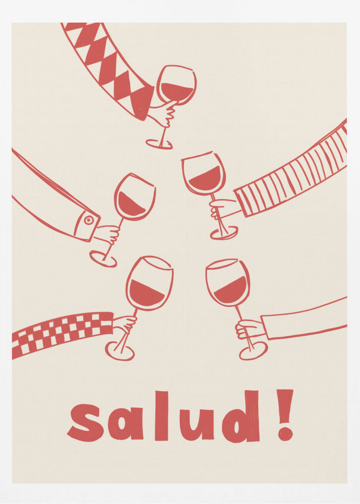 Salud! Wine Party with Friends | Poster