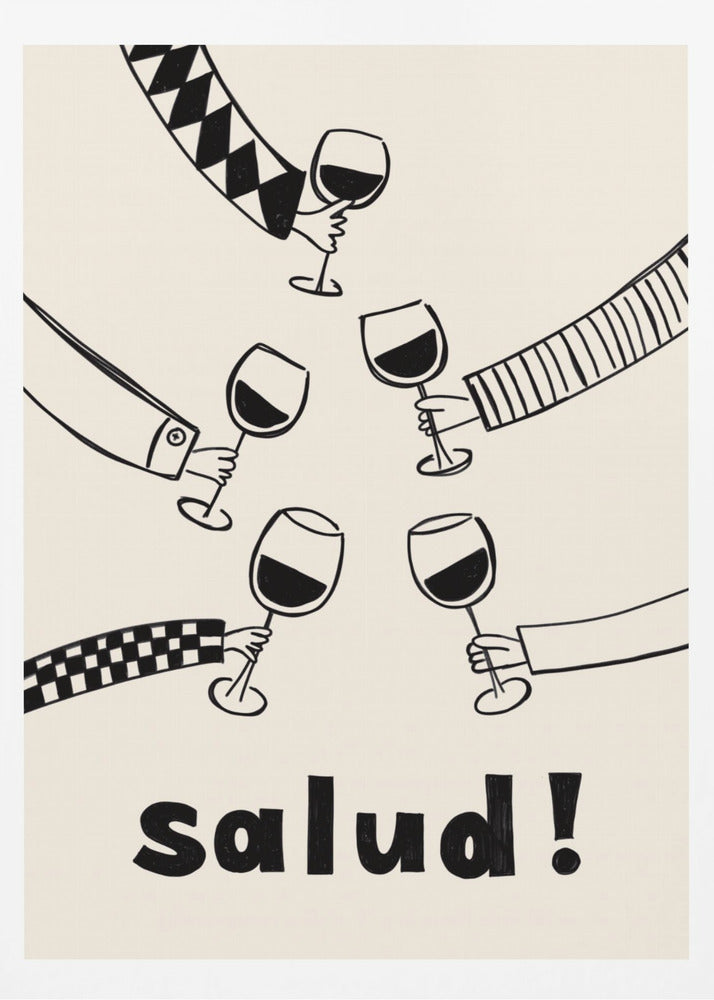 Pictufy Festive Salud Red A2 | Poster