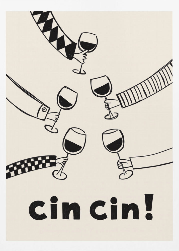 Cin cin! Wine Party with Friends | Poster
