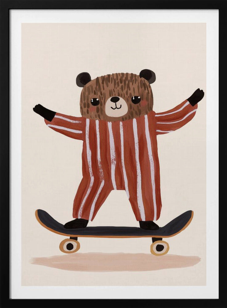 Skaterbär Freude | Poster