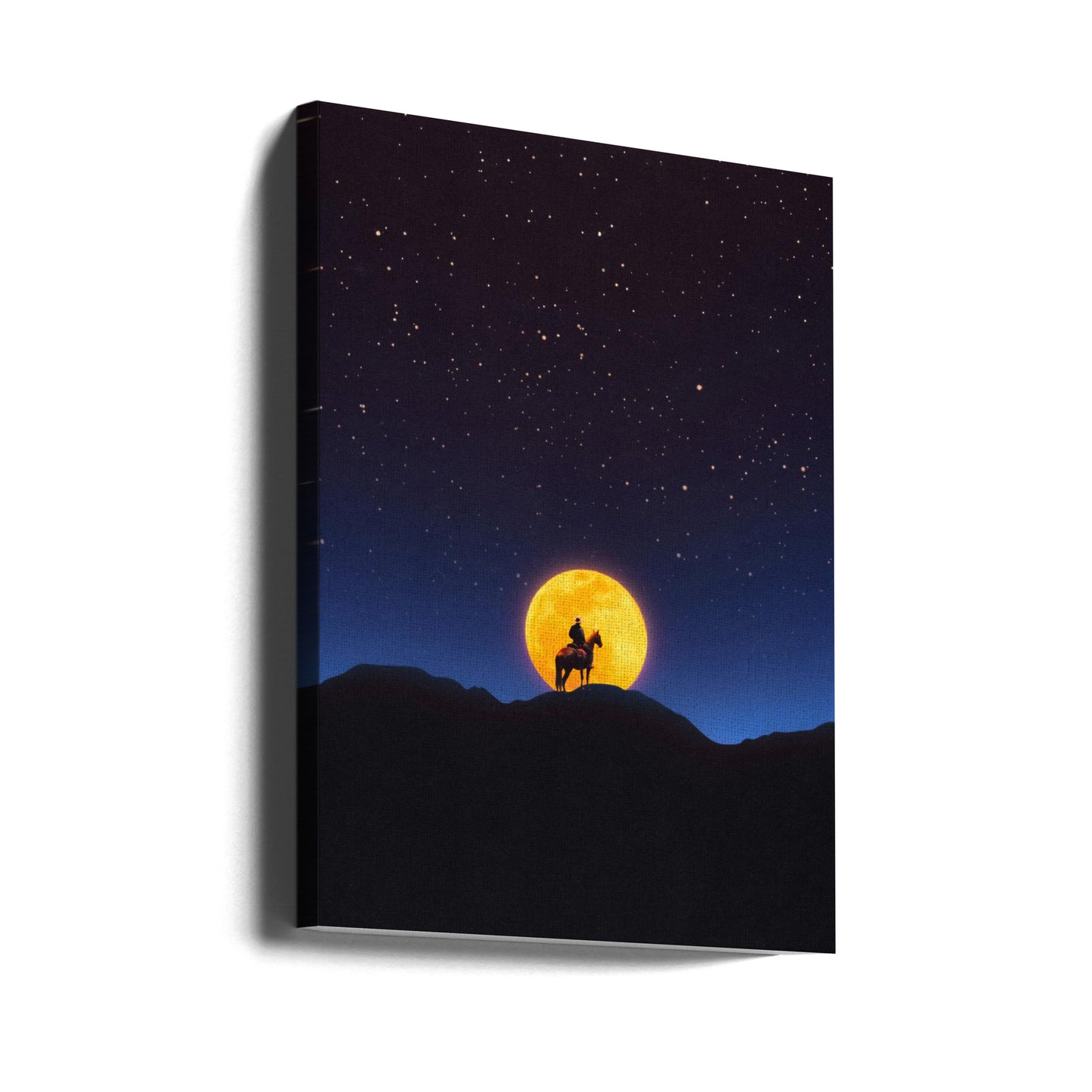 The Rider and the Moon | Canvas