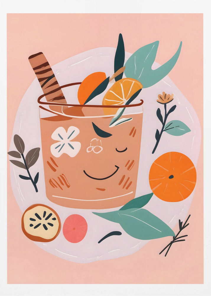 Cinnamon & Orange Cocktail | Poster