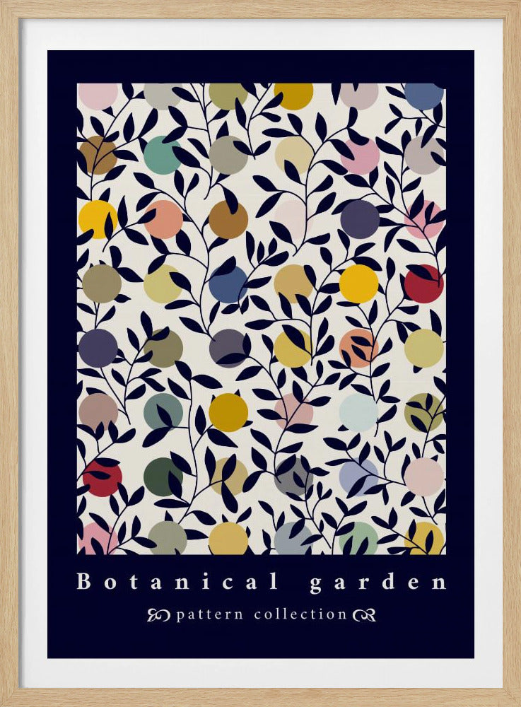 Expectant Iteration Botanical Garden Pattern | Poster