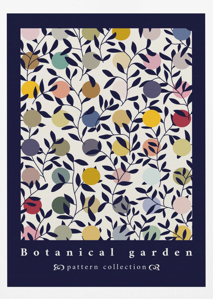 Expectant Iteration Botanical Garden Pattern | Poster