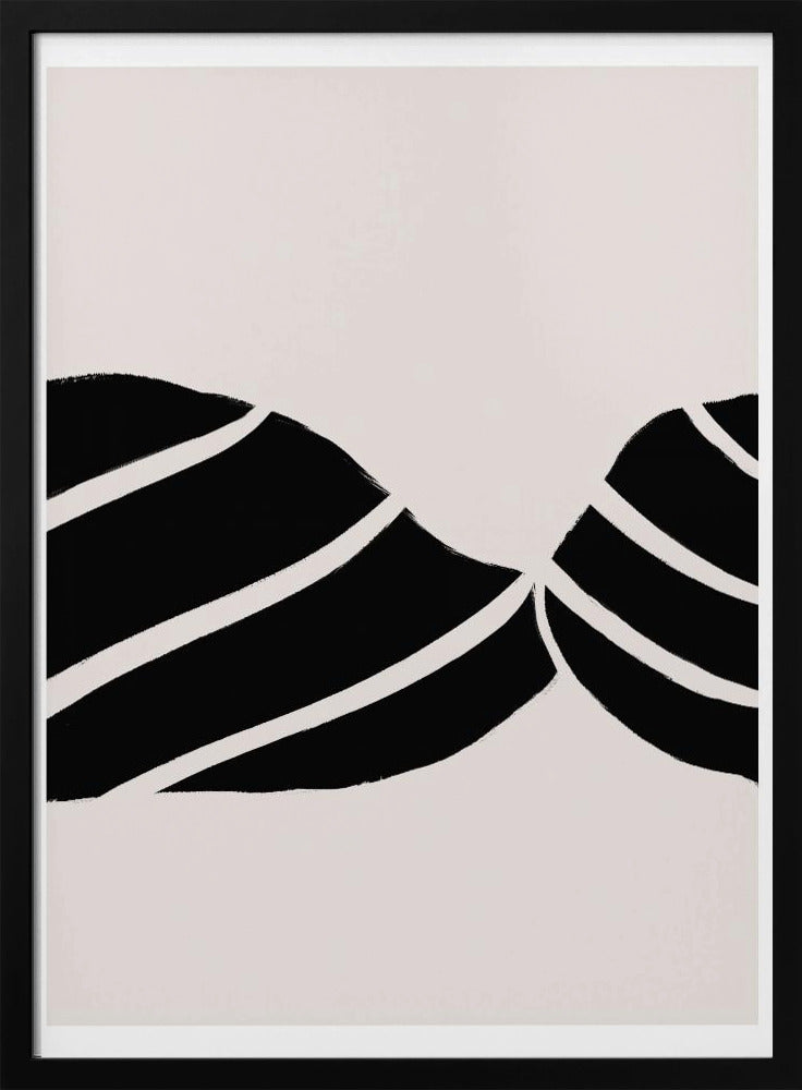 Curved Stripes Dance | Poster
