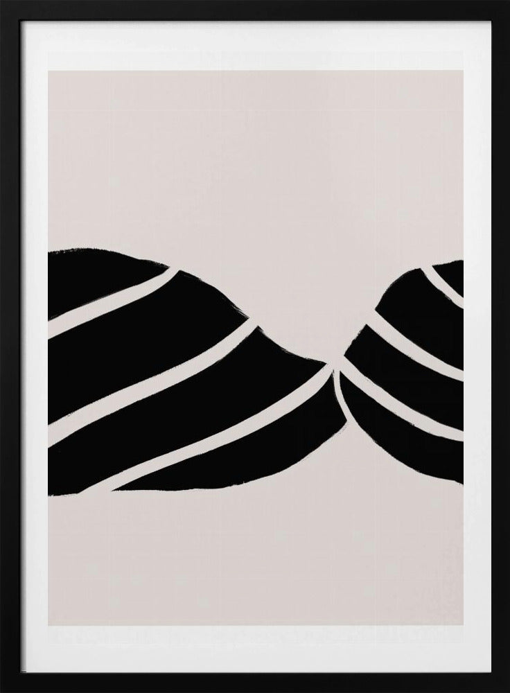 Curved Stripes Dance | Poster