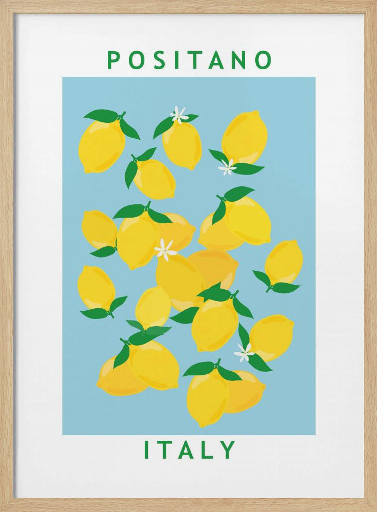 Zitronenblumenmarkt | Poster